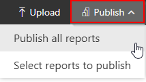 Publish option in the SSRS Portal