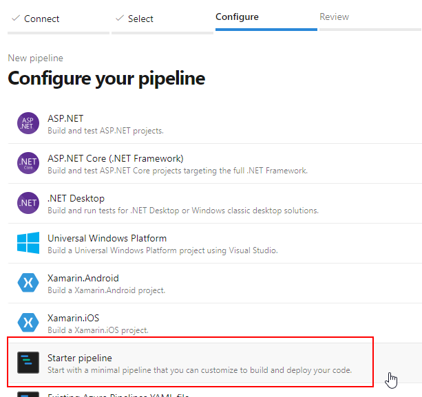 Configure your pipeline in Azure DevOps